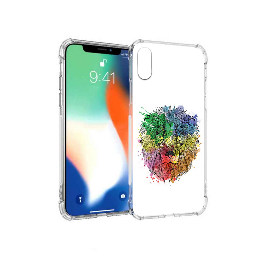 Чехол MyPads Tocco для Apple iPhone X разноцветный гордый лев (PT94261.606.573), Прозрачный, Tocco
Чехол MyPads Tocco для Apple iPhone X разноцветный гордый лев (PT94261.606.573), Прозрачный, Tocco