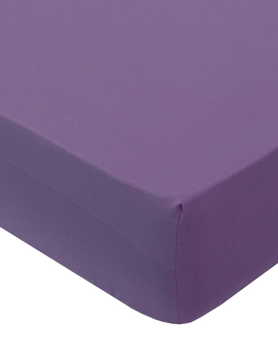 фото Простыня на резинке поплин, "арт дизайн" "радуга-актив сливовый"; 180 х 200 (размер) арт постель