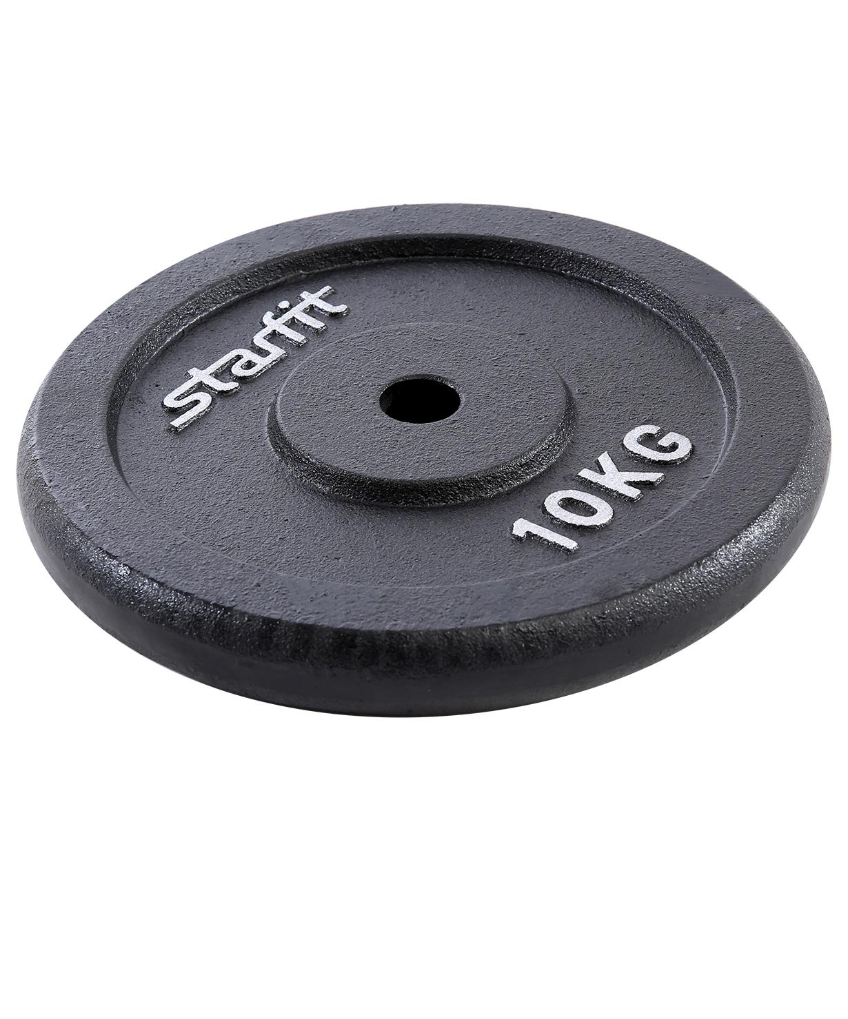 фото Диск чугунный starfit core bb-204 d=26 мм, черный, 10 кг