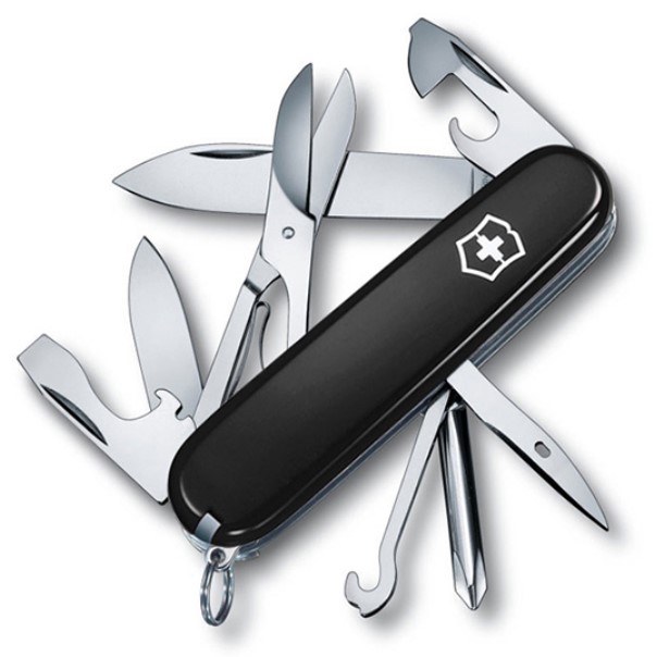 фото Нож перочинный victorinox super tinker (1.4703.3) 91мм 14функций черный