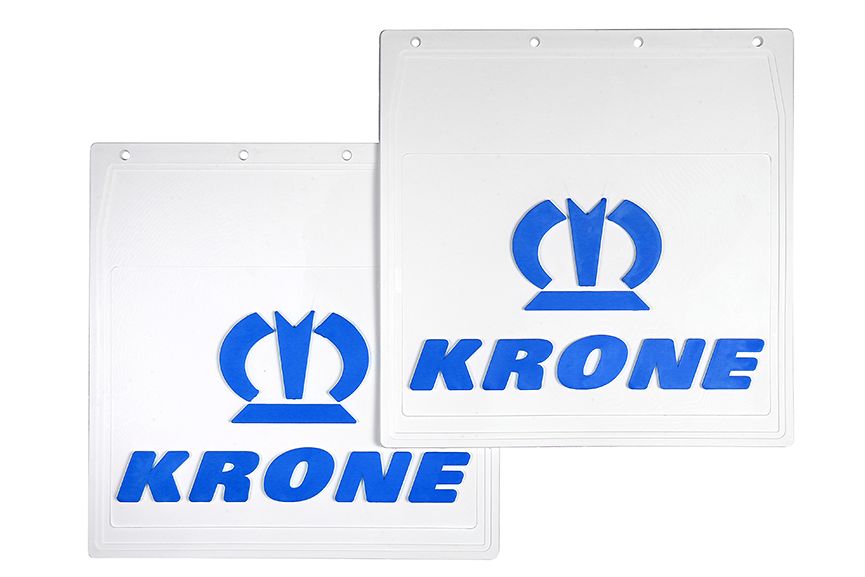 Комплект брызговиков KRONE прицепа задние КОРОНА 400*400 белая резина LUX с Синей надписью
Комплект брызговиков KRONE прицепа задние КОРОНА 400*400 белая резина LUX с Синей надписью