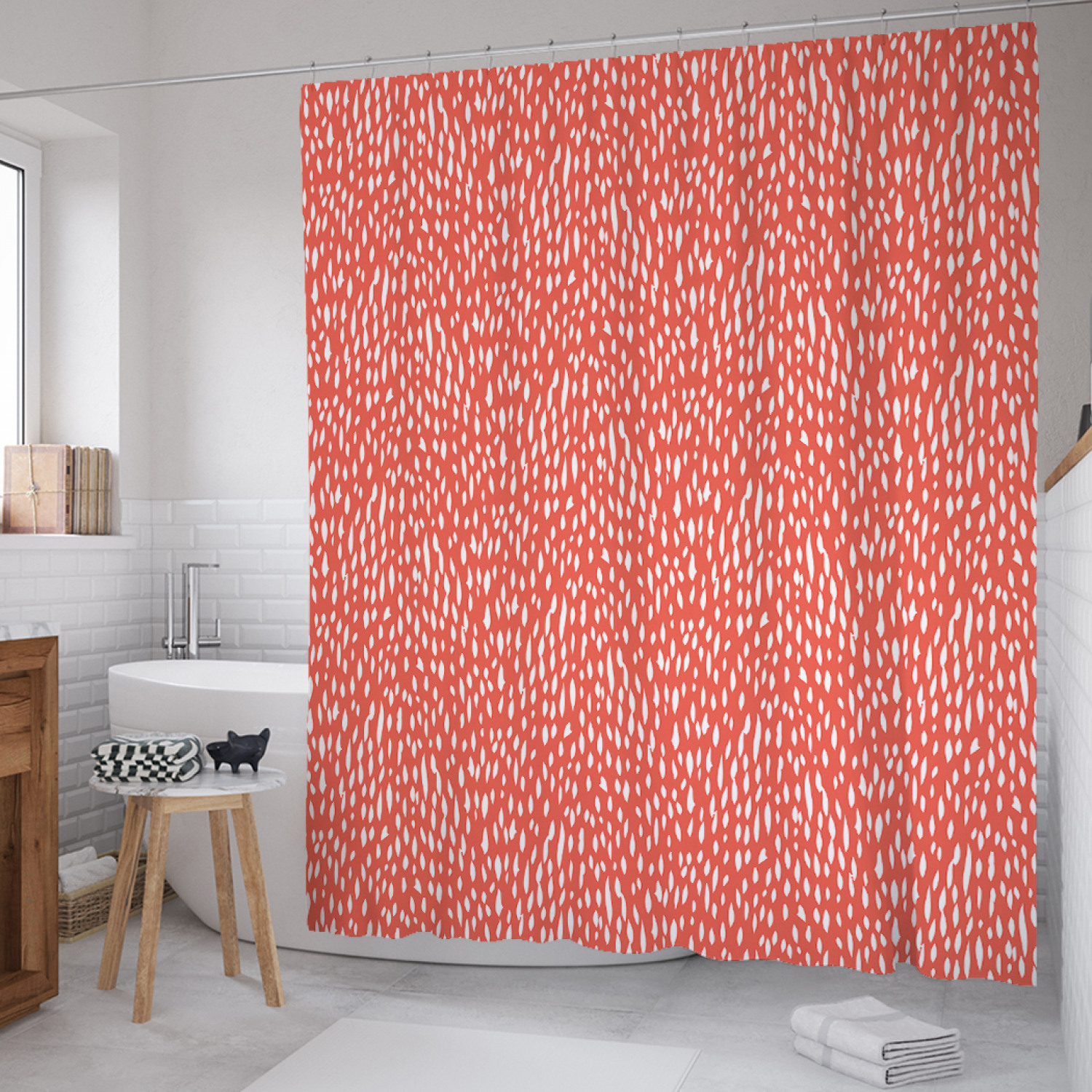 Штора для ванной JoyArty "Рябое полотно" из сатена, 180х200 см с крючками, Красный, Рябое полотно
Штора для ванной JoyArty "Рябое полотно" из сатена, 180х200 см с крючками, Красный, Рябое полотно