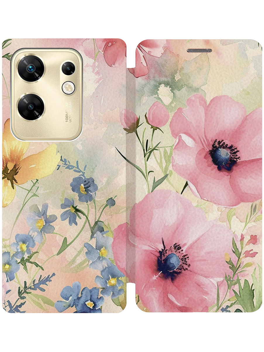 Чехол-книжка на Infinix Zero 30 4G с принтом "Акварельные маки" золотой, Золотистый;бежевый;желтый;розовый, 778687922
Чехол-книжка на Infinix Zero 30 4G с принтом "Акварельные маки" золотой, Золотистый;бежевый;желтый;розовый, 778687922