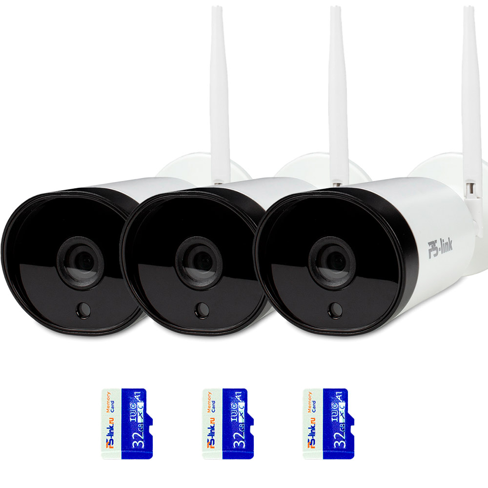 Комплект видеонаблюдения WIFI 5Мп Ps-Link KIT-XMJ503-WIFI 3 камеры для улицы, Белый, KIT-XMJ503-WIFI
Комплект видеонаблюдения WIFI 5Мп Ps-Link KIT-XMJ503-WIFI 3 камеры для улицы, Белый, KIT-XMJ503-WIFI