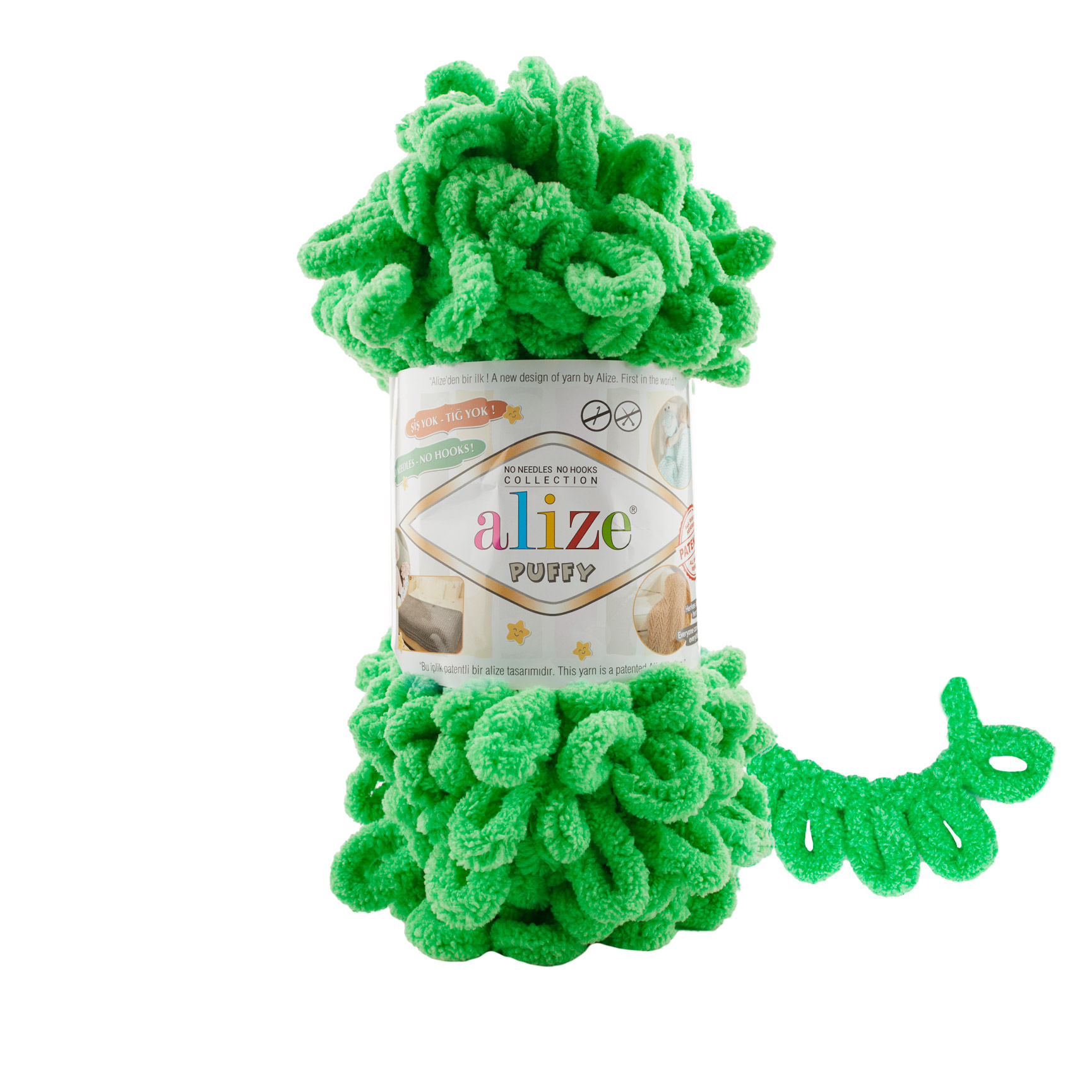 Пряжа Alize Puffy 100% микрополиэстер 9 м/100 гр 778 Зелёный, 5 мотков, Зеленый, Puffy NL01
Пряжа Alize Puffy 100% микрополиэстер 9 м/100 гр 778 Зелёный, 5 мотков, Зеленый, Puffy NL01