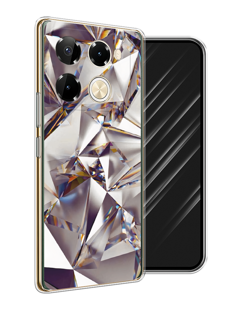 Чехол Awog на Infinix Note 40 Pro 5G/Note 40 Pro Plus "Бриллианты", Серебристый;бежевый, 3105950-1
Чехол Awog на Infinix Note 40 Pro 5G/Note 40 Pro Plus "Бриллианты", Серебристый;бежевый, 3105950-1