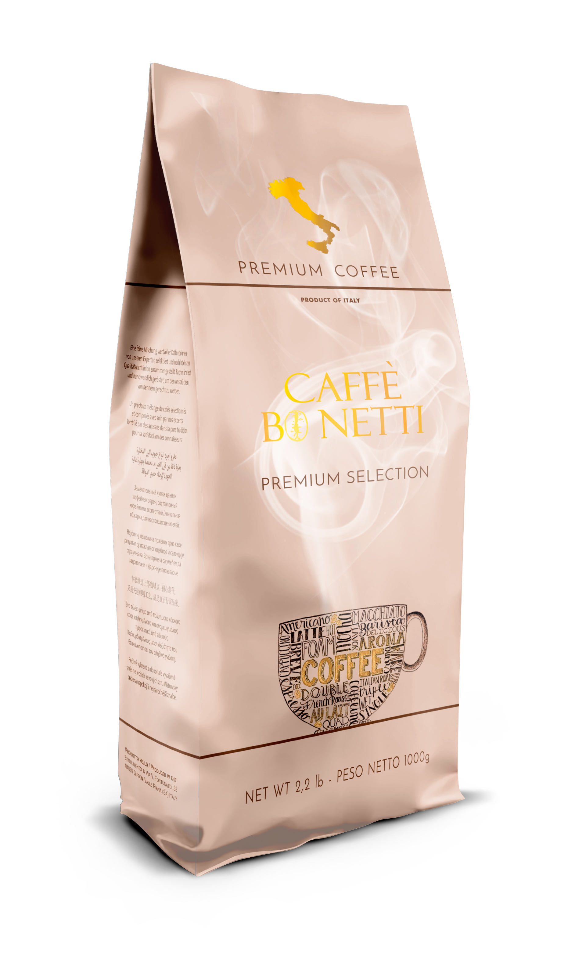 Кофе в зернах Caffe Bonetti premium selection, 95% арабика, 5% робуста, 1 кг, BPS-07
Кофе в зернах Caffe Bonetti premium selection, 95% арабика, 5% робуста, 1 кг, BPS-07