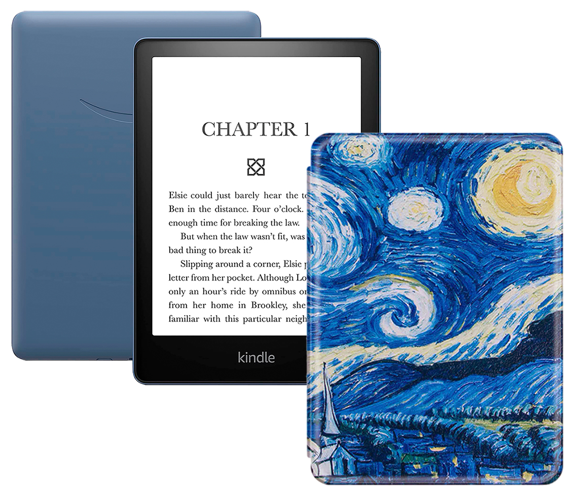 Электронная книга Amazon Kindle PaperWhite 2021 16Gb Special Offer Denim с чехлом Van Gogh, Желтый;синий, Kindle PaperWhite 2021 16Gb SO Denim с обложкой
Электронная книга Amazon Kindle PaperWhite 2021 16Gb Special Offer Denim с чехлом Van Gogh, Желтый;синий, Kindle PaperWhite 2021 16Gb SO Denim с обложкой