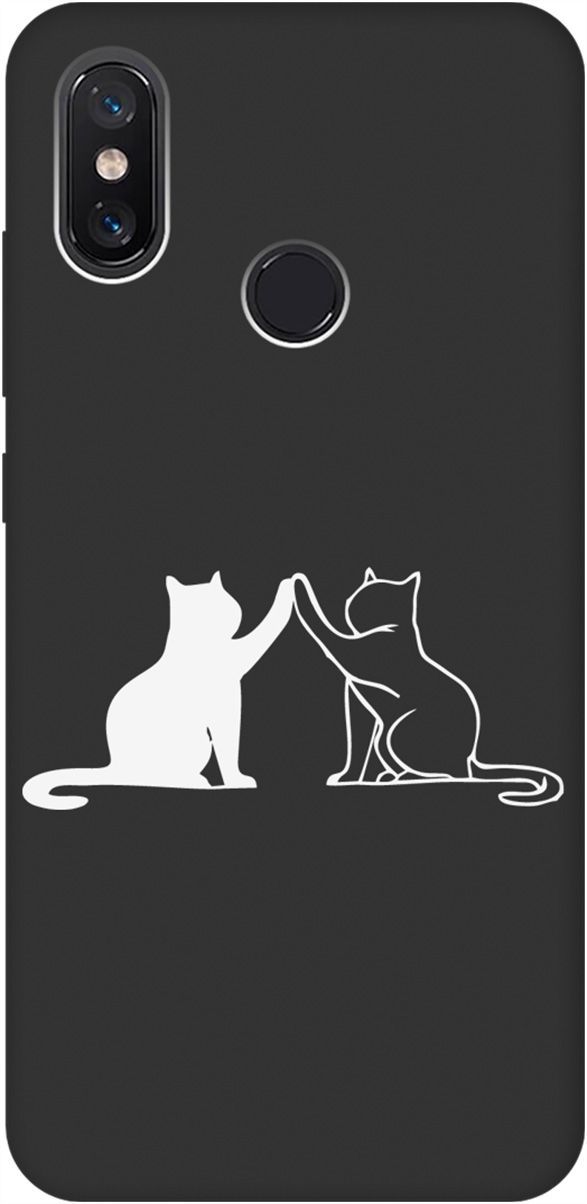 Матовый Soft Touch силиконовый чехол на Xiaomi Mi 8 "Cats W" черный, Черный;белый, 8622
Матовый Soft Touch силиконовый чехол на Xiaomi Mi 8 "Cats W" черный, Черный;белый, 8622