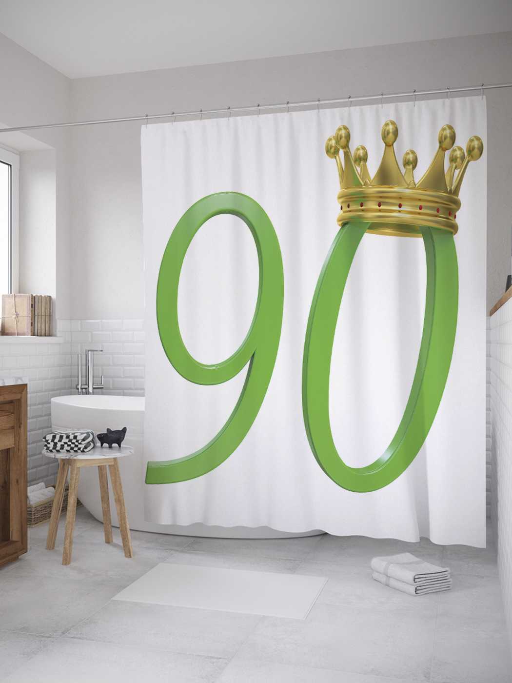 Штора (занавеска) для ванной JoyArty "Король цифр" из сатена, 180х200 см с крючками, Черный
Штора (занавеска) для ванной JoyArty "Король цифр" из сатена, 180х200 см с крючками, Черный