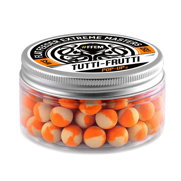 Бойлы плавающие FFEM Baits Pop Up 12 мм Tutti Frutti 55 шт, Разноцветный, плавающие Pop Up
Бойлы плавающие FFEM Baits Pop Up 12 мм Tutti Frutti 55 шт, Разноцветный, плавающие Pop Up