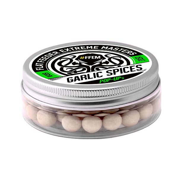 Бойлы плавающие FFEM Baits Pop Up 10 мм Garlic Spices 55 шт, Разноцветный, плавающие Pop Up
Бойлы плавающие FFEM Baits Pop Up 10 мм Garlic Spices 55 шт, Разноцветный, плавающие Pop Up