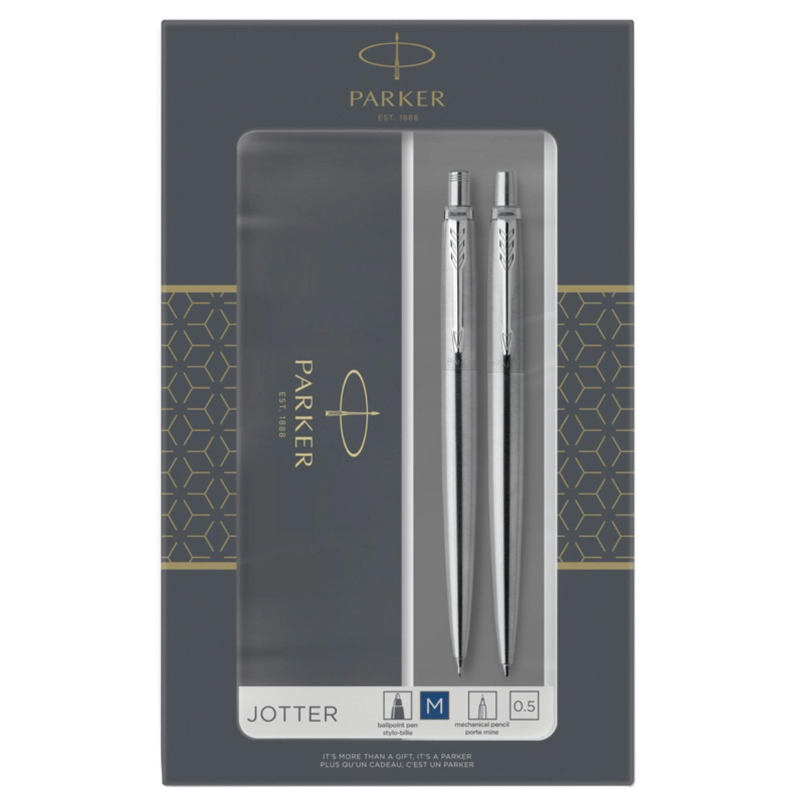 Набор Parker Jotter Core KB61 Stainless Steel CT ручка шариковая/карандаш механический 0.5
Набор Parker Jotter Core KB61 Stainless Steel CT ручка шариковая/карандаш механический 0.5