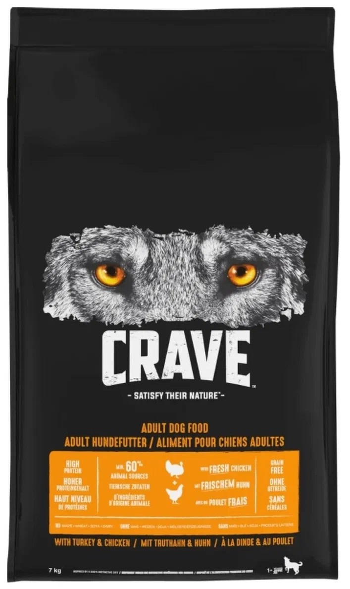 Сухой корм для взрослых собак CRAVE Holistic, беззерновой , курица и индейка 7кг, Adult
Сухой корм для взрослых собак CRAVE Holistic, беззерновой , курица и индейка 7кг, Adult