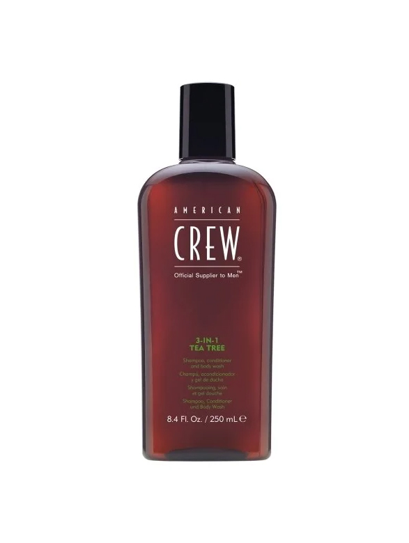 Шампунь-кондиционер и гель для душа American Crew 3-in-1 Tea Tree 223079 250 мл
Шампунь-кондиционер и гель для душа American Crew 3-in-1 Tea Tree 223079 250 мл