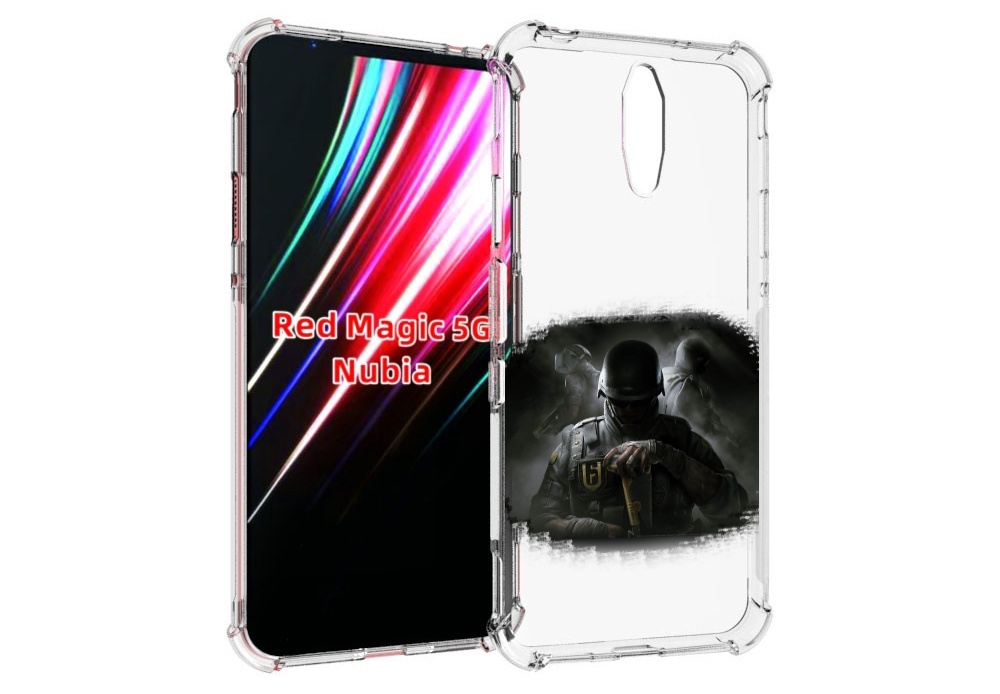 Чехол MyPads Rainbow Six Siege для ZTE Nubia Red Magic 1 5G, Прозрачный, Tocco 
Чехол MyPads Rainbow Six Siege для ZTE Nubia Red Magic 1 5G, Прозрачный, Tocco