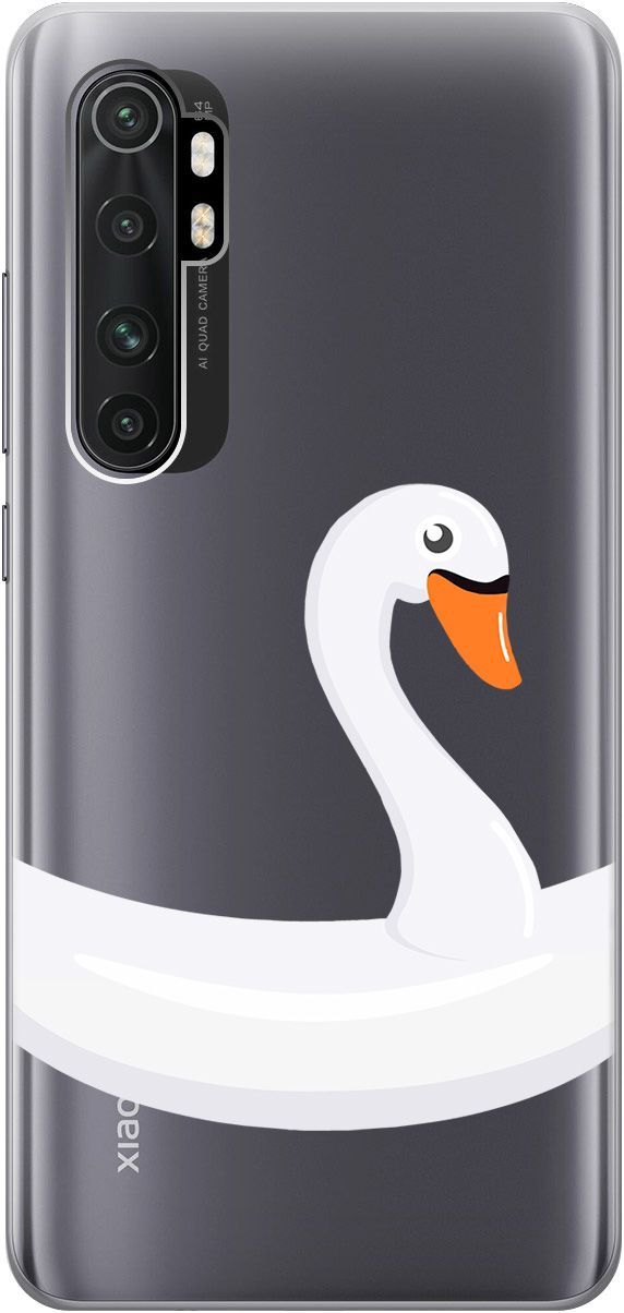 Чехол на Xiaomi Mi Note 10 Lite "Swan Swim Ring" прозрачный, Прозрачный;белый, 5521
Чехол на Xiaomi Mi Note 10 Lite "Swan Swim Ring" прозрачный, Прозрачный;белый, 5521