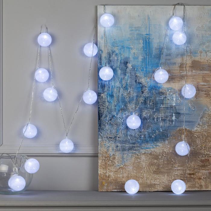 Световая гирлянда новогодняя Luazon Lighting Клубки белоснежные 5985167 5 м белый холодный, Клубки белоснежные
Световая гирлянда новогодняя Luazon Lighting Клубки белоснежные 5985167 5 м белый холодный, Клубки белоснежные