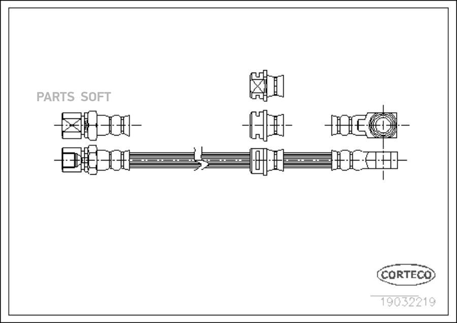 CORTECO Шланг тормозной OPEL: OMEGA B 2.0/2.0 16V/2.0 DTI 16V/2.2 16V/2.2 DTI 16V/2.5 DTI/
CORTECO Шланг тормозной OPEL: OMEGA B 2.0/2.0 16V/2.0 DTI 16V/2.2 16V/2.2 DTI 16V/2.5 DTI/