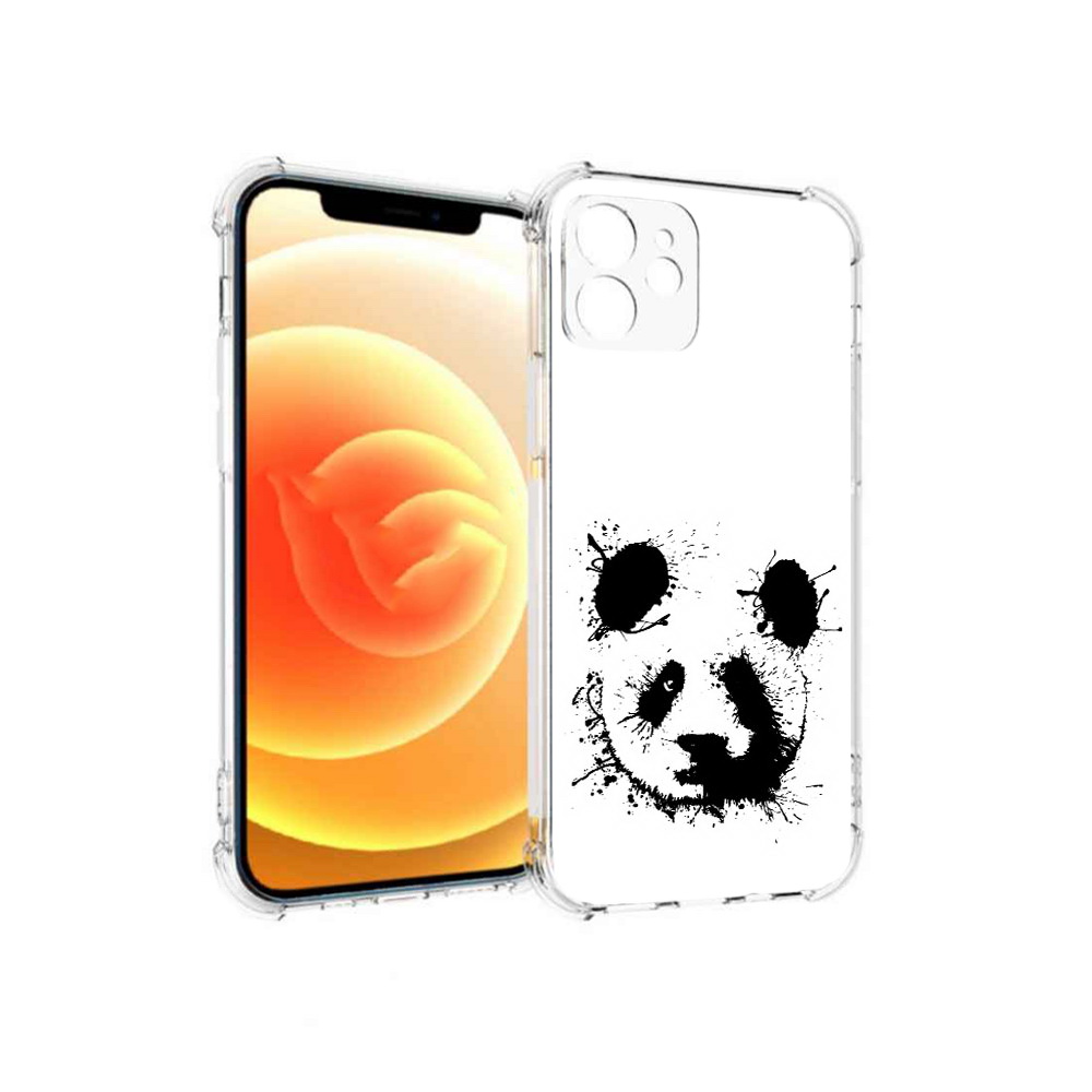 Чехол MyPads Tocco для Apple iPhone 12 клякса-панда (PT157543.607.389), Прозрачный, Tocco 
Чехол MyPads Tocco для Apple iPhone 12 клякса-панда (PT157543.607.389), Прозрачный, Tocco