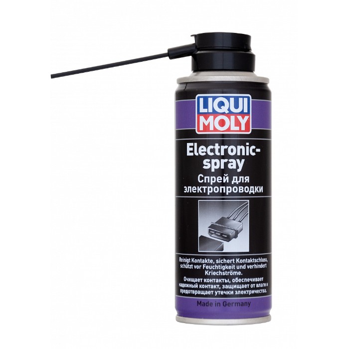 Спрей Liqui Moly Electronic-Spray для электропроводки, 8047, 200 мл, Electronic-Spray
Спрей Liqui Moly Electronic-Spray для электропроводки, 8047, 200 мл, Electronic-Spray