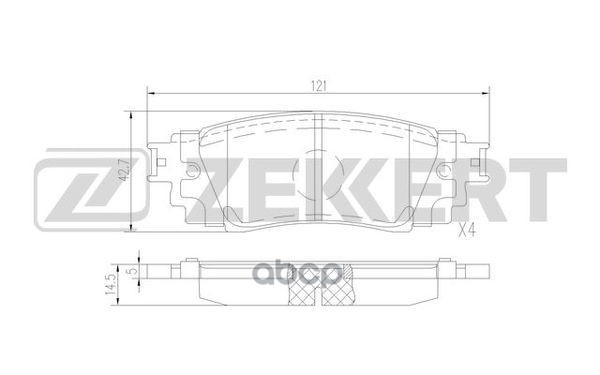 Колодки Торм. Диск. Задн. Toyota Camry (V70) 17- Rav 4 (A50 H50) 18- Lexus Es (Az10) 1
Колодки Торм. Диск. Задн. Toyota Camry (V70) 17- Rav 4 (A50 H50) 18- Lexus Es (Az10) 1