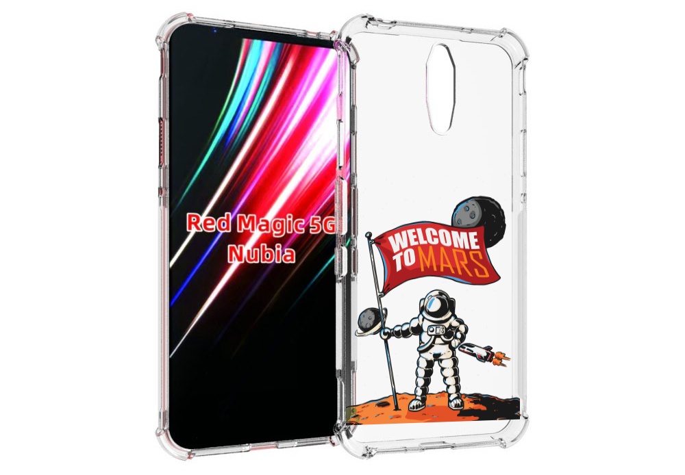 Чехол MyPads Вэлком-Марс для ZTE Nubia Red Magic 1 5G, Прозрачный, Tocco 
Чехол MyPads Вэлком-Марс для ZTE Nubia Red Magic 1 5G, Прозрачный, Tocco