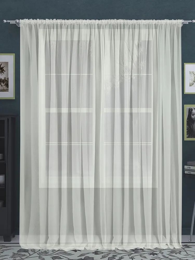 Тюль гостиный Моно 600х270 см
Тюль гостиный Моно 600х270 см