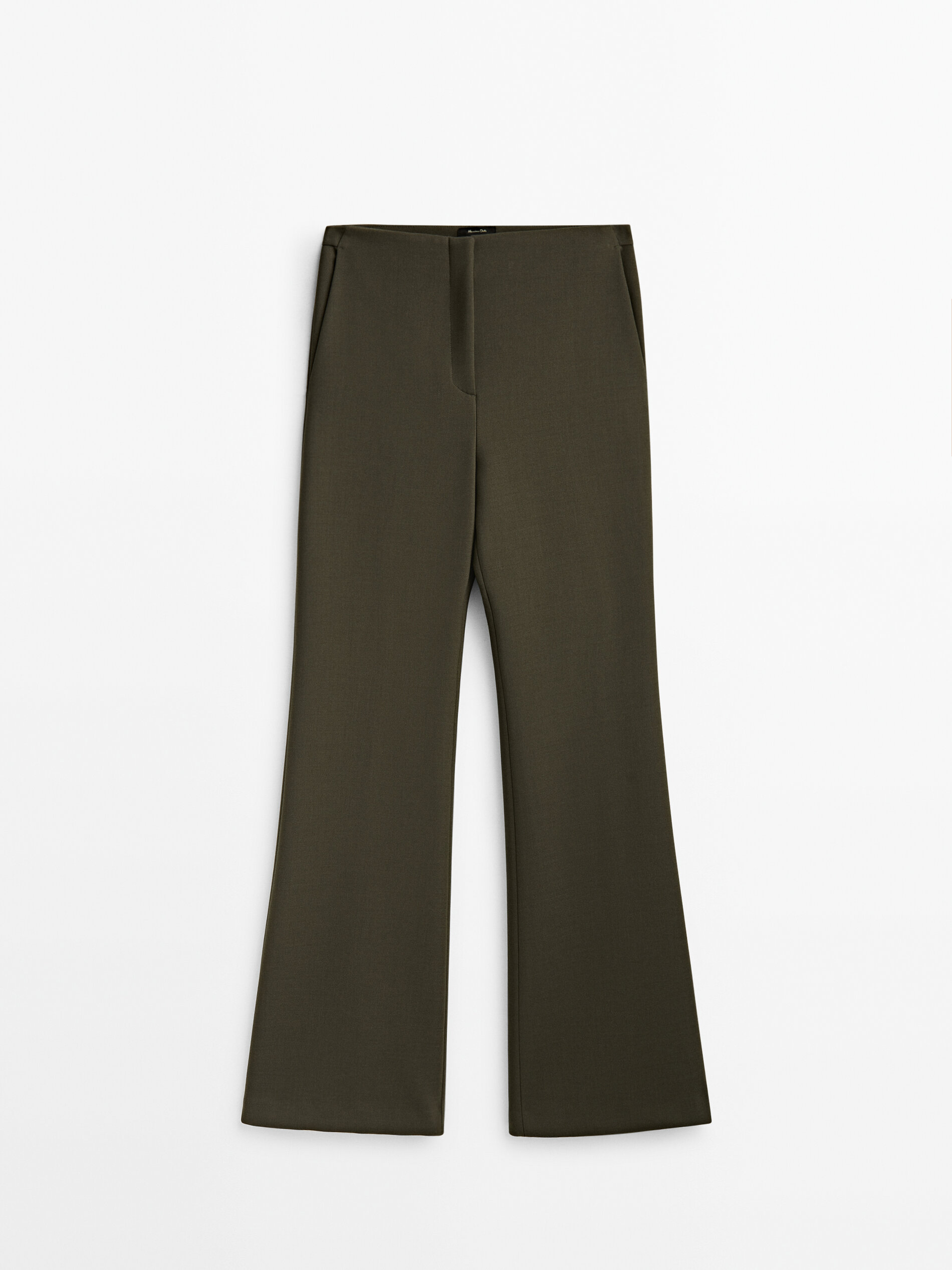 фото Брюки женские massimo dutti 05009681505 хаки 44