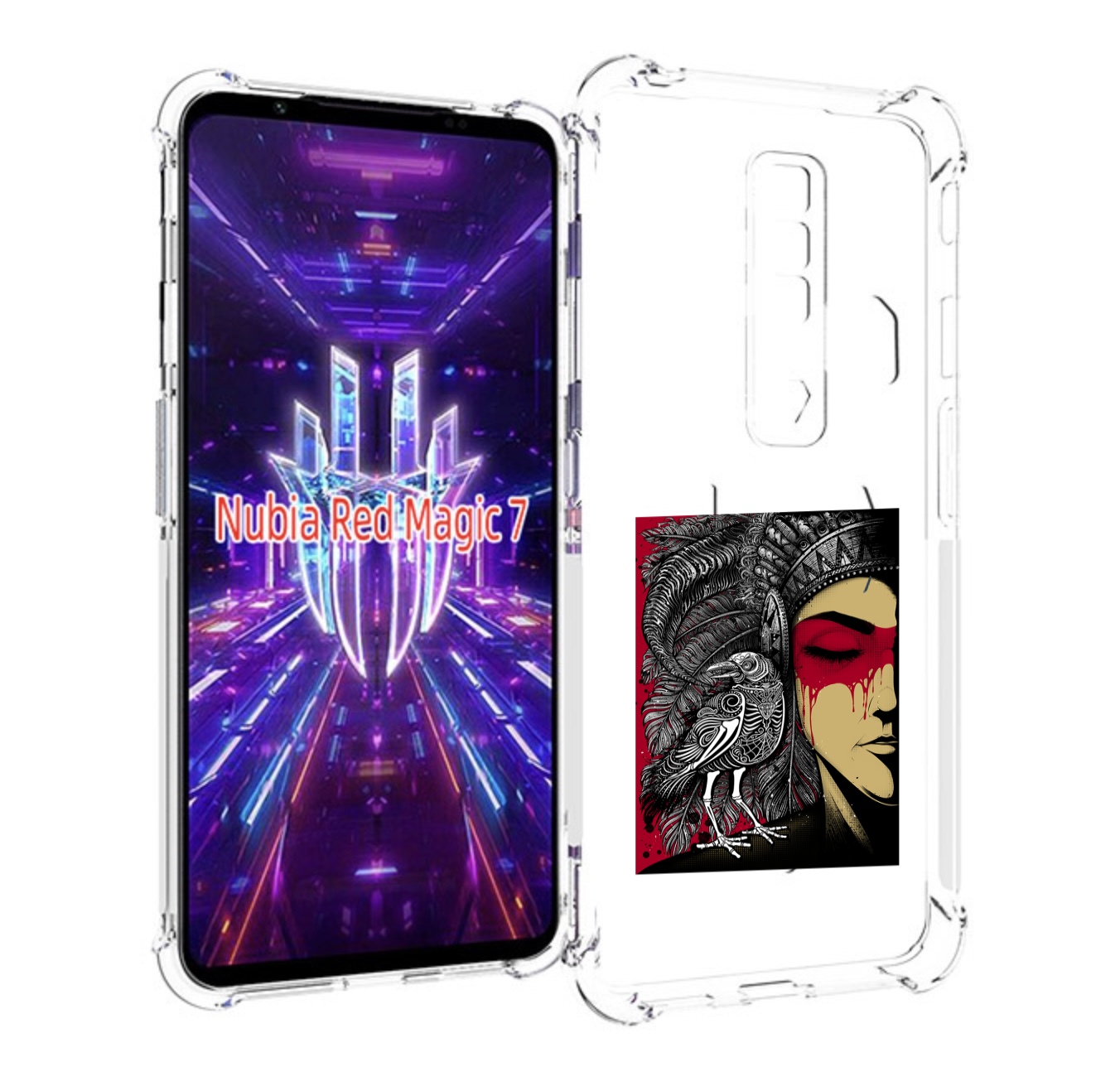 Чехол MyPads девушка с вороном в абстракции для ZTE Nubia Red Magic 7, Прозрачный, Tocco
Чехол MyPads девушка с вороном в абстракции для ZTE Nubia Red Magic 7, Прозрачный, Tocco