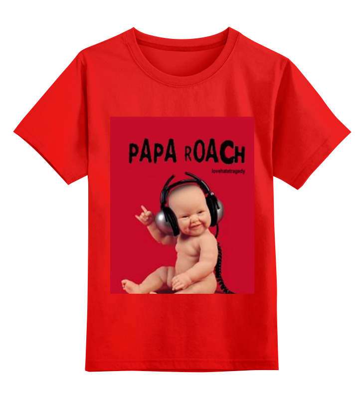 Детская футболка классическая Printio Papa roach - lovehate tragedy album, р. 116, Красный, 0000000675768
Детская футболка классическая Printio Papa roach - lovehate tragedy album, р. 116, Красный, 0000000675768