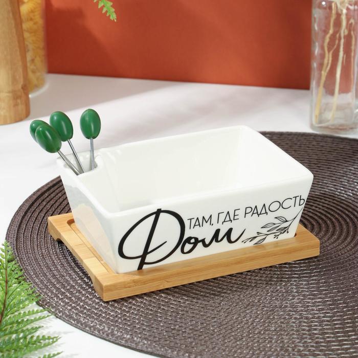 Дорого внимание Блюдо на подставке «Дом там, где радость», 15,5 х 11,3 см, В ассортименте
Дорого внимание Блюдо на подставке «Дом там, где радость», 15,5 х 11,3 см, В ассортименте