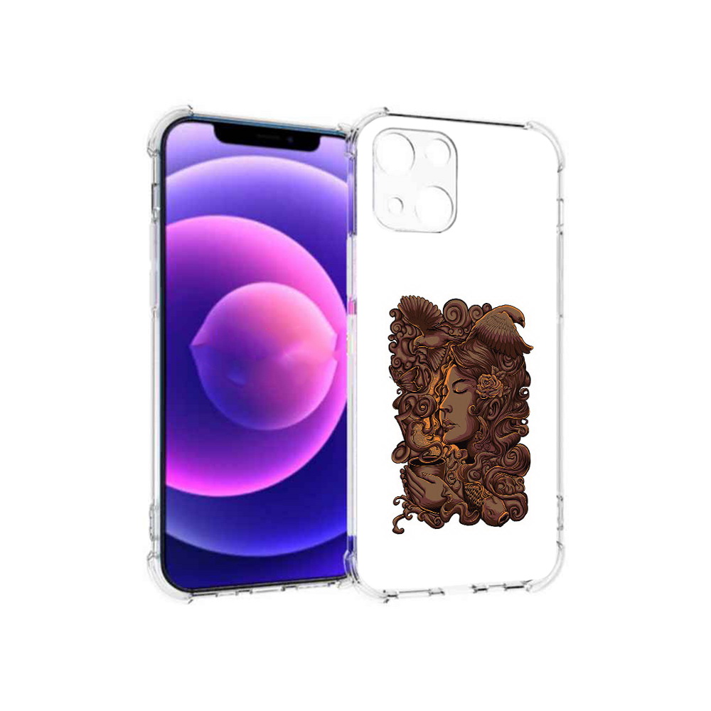 Чехол MyPads Tocco для Apple iPhone 13 mini девушка с длинными волосами абстракция, Прозрачный, Tocco
Чехол MyPads Tocco для Apple iPhone 13 mini девушка с длинными волосами абстракция, Прозрачный, Tocco