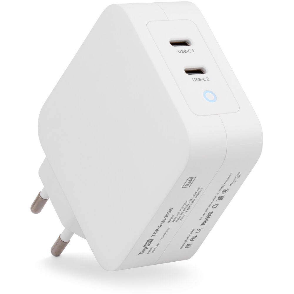 Сетевое зарядное устройство TopON TOP-GaN-100 type-c - usb 2xUSB Type-C 5 А белый, TOP-GaN-100
Сетевое зарядное устройство TopON TOP-GaN-100 type-c - usb 2xUSB Type-C 5 А белый, TOP-GaN-100