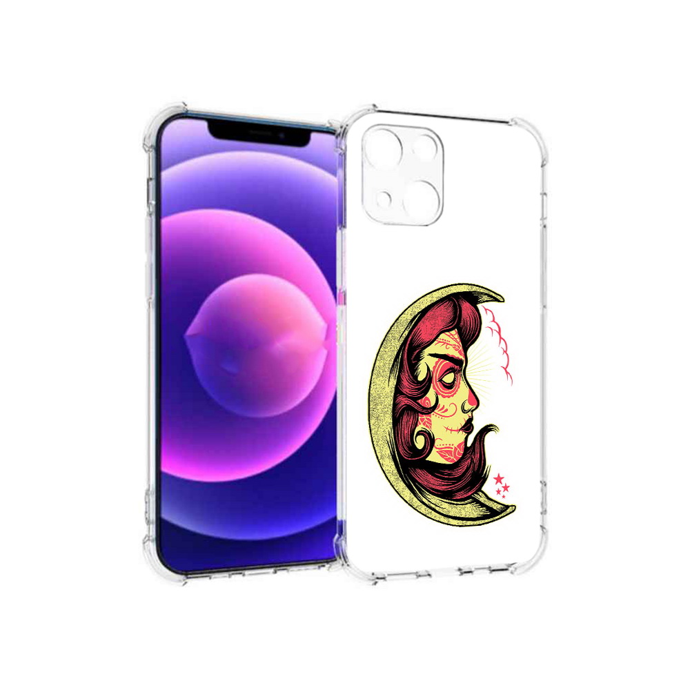 Чехол MyPads Tocco для Apple iPhone 13 mini желтый полумесяц с лицом девушки, Прозрачный, Tocco
Чехол MyPads Tocco для Apple iPhone 13 mini желтый полумесяц с лицом девушки, Прозрачный, Tocco