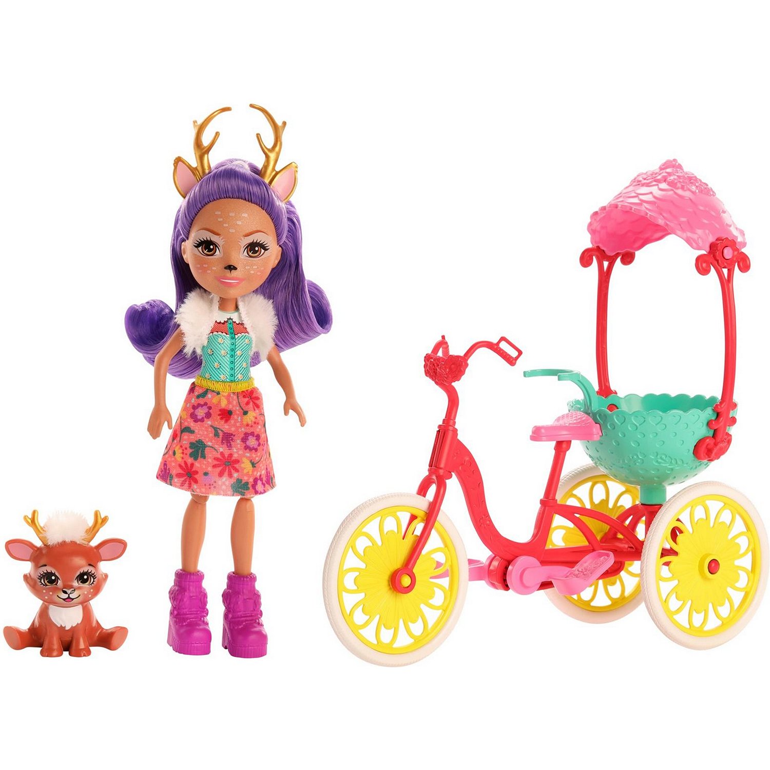 Кукла Enchantimals Mattel Кукла с питомцем и транспортным средством Велосипедисты GJX30, GJX30
Кукла Enchantimals Mattel Кукла с питомцем и транспортным средством Велосипедисты GJX30, GJX30
