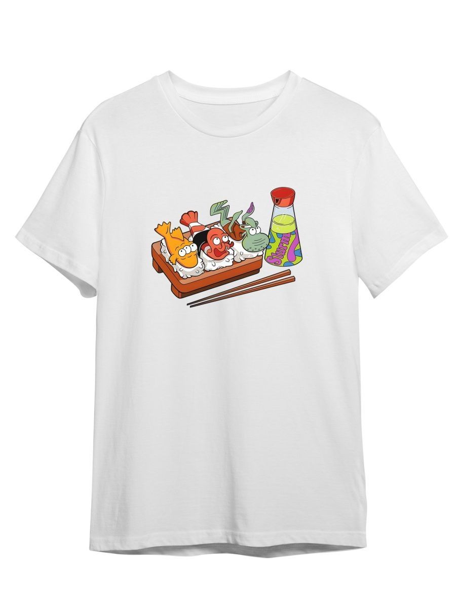Футболка унисекс СувенирShop Суши/Футурама/Спанч Боб/Сквидвард 1 белая XL (50-52), Белый, "Суши/Футурама/Спанч Боб/Сквидвард" 1
Футболка унисекс СувенирShop Суши/Футурама/Спанч Боб/Сквидвард 1 белая XL (50-52), Белый, "Суши/Футурама/Спанч Боб/Сквидвард" 1