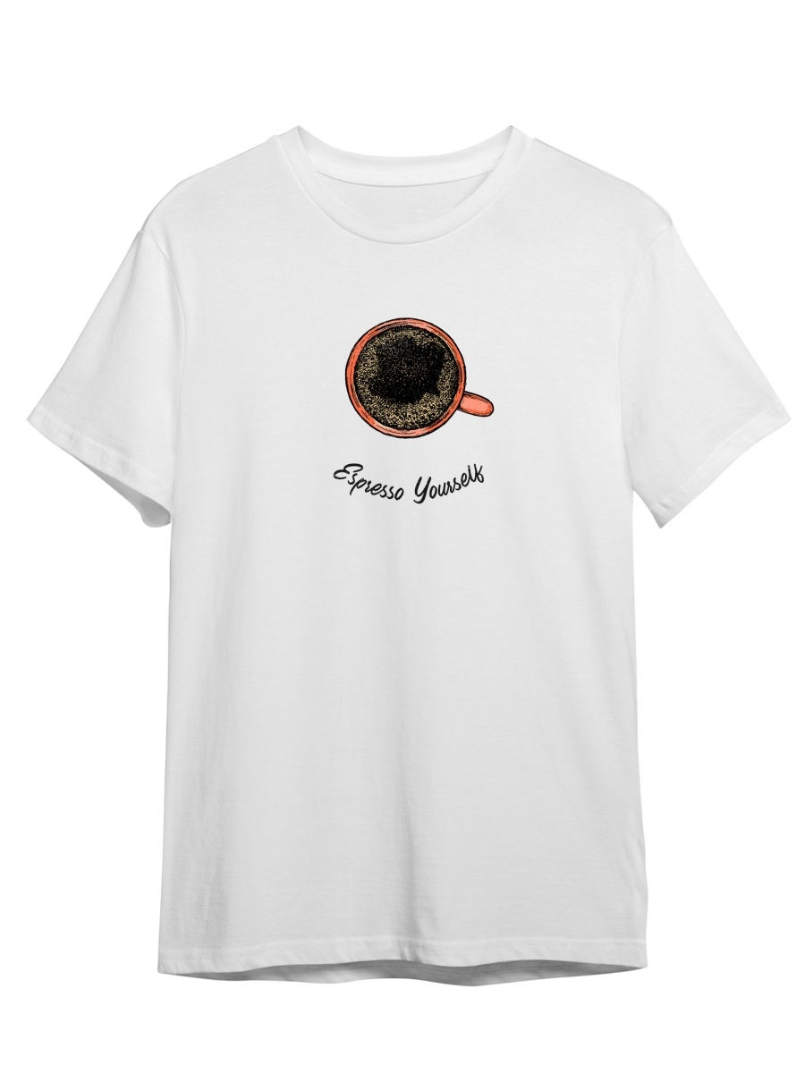 Футболка унисекс СувенирShop Espresso yourself/Утро белая 2XL (52-54), Белый, "Espresso yourself/Утро"
Футболка унисекс СувенирShop Espresso yourself/Утро белая 2XL (52-54), Белый, "Espresso yourself/Утро"