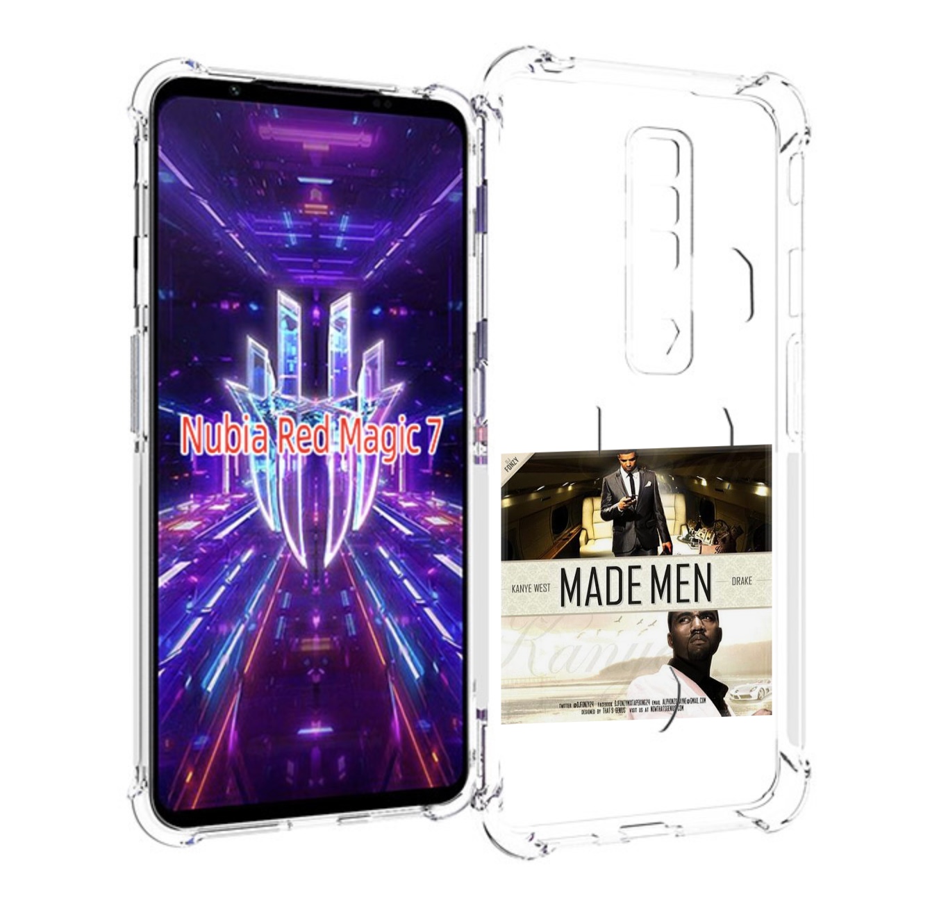 Чехол MyPads Kanye West & Drake - Made Men для ZTE Nubia Red Magic 7, Прозрачный, Tocco
Чехол MyPads Kanye West & Drake - Made Men для ZTE Nubia Red Magic 7, Прозрачный, Tocco