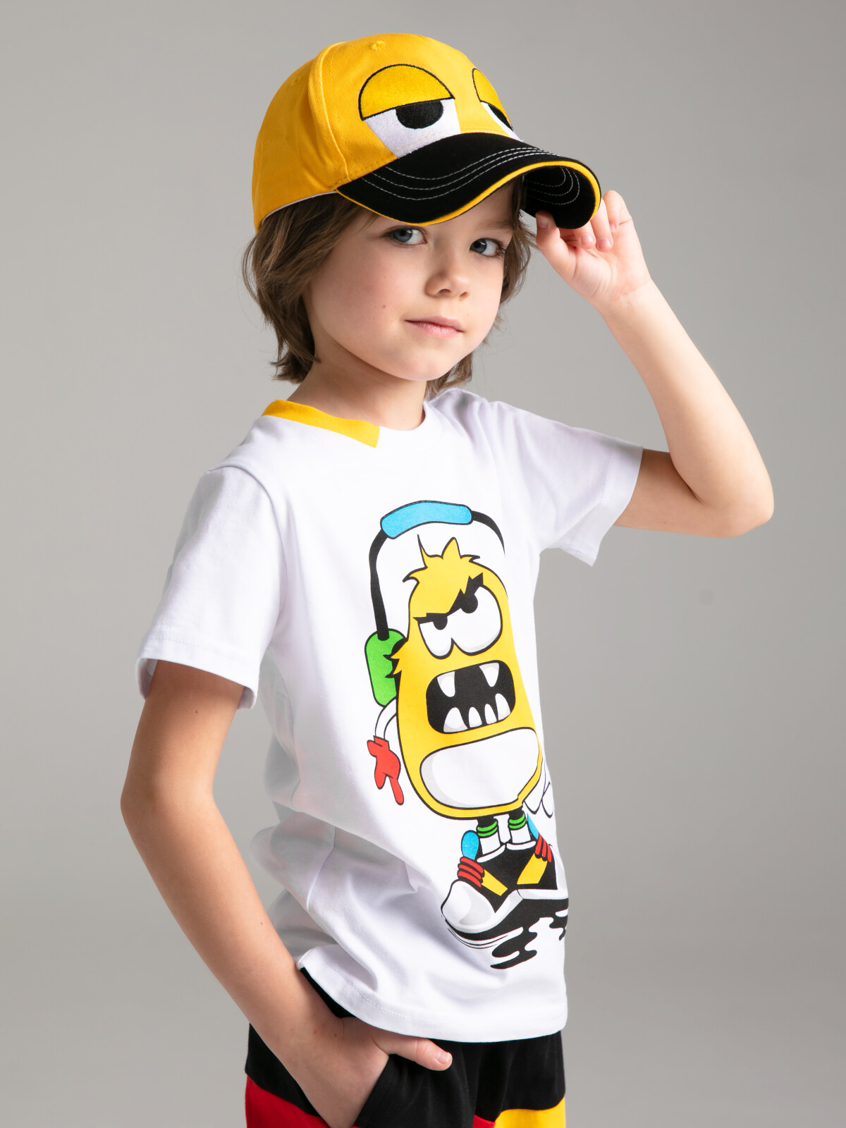 Бейсболка детская PlayToday Kids 12312205, жёлтый, черный, 50, Желтый, 12312205
Бейсболка детская PlayToday Kids 12312205, жёлтый, черный, 50, Желтый, 12312205