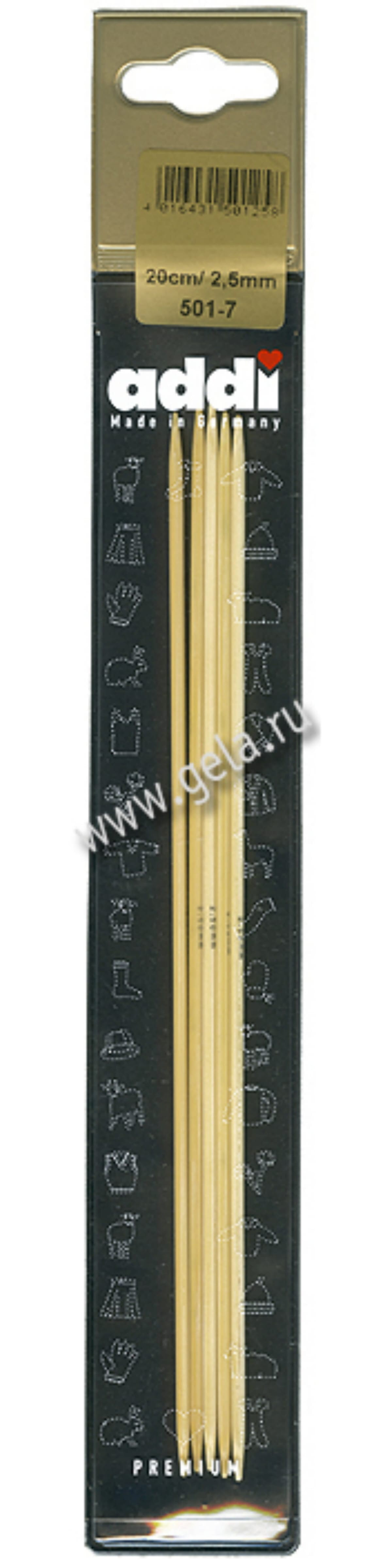 ADDI Спицы чулочные, бамбук, N2,5, 20 см. 5 шт на блистере N2,5 SE501-7/2.5-020-110, Коричневый
ADDI Спицы чулочные, бамбук, N2,5, 20 см. 5 шт на блистере N2,5 SE501-7/2.5-020-110, Коричневый
