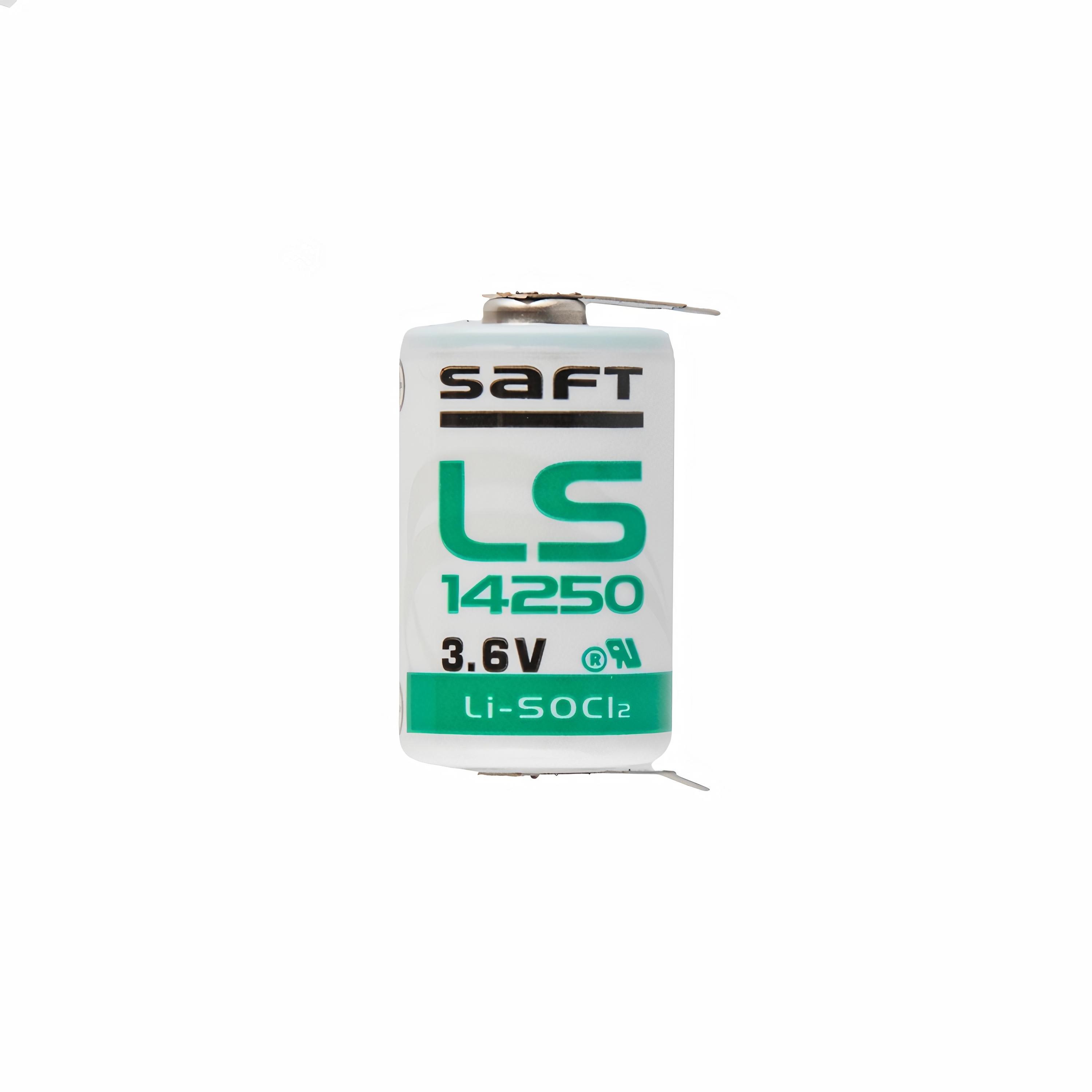 Батарейка литий-тионилхлоридная SAFT LS14250 (1/2 AA) CNR Lithium/ 3.6В (3.6V) 1200 мАч
Батарейка литий-тионилхлоридная SAFT LS14250 (1/2 AA) CNR Lithium/ 3.6В (3.6V) 1200 мАч