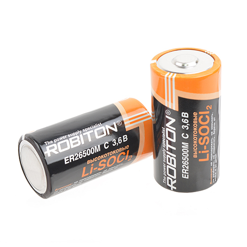 Батарейка литий-тионилхлоридная ROBITON ER26500M C (R14/C) Lithium/ 3.6 В (3.6V) 6500 мАч
Батарейка литий-тионилхлоридная ROBITON ER26500M C (R14/C) Lithium/ 3.6 В (3.6V) 6500 мАч