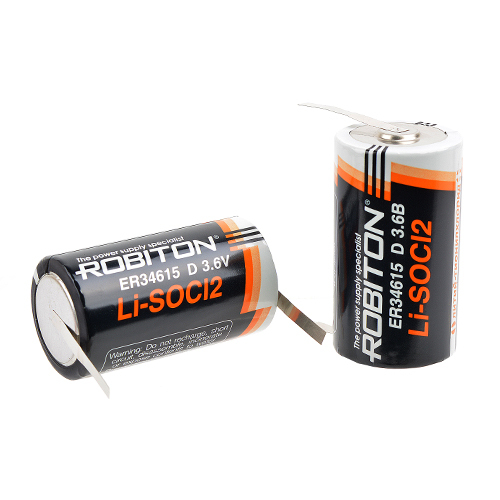 Батарейка литий-тионилхлоридная ROBITON ER34615 D (D/ R20) Lithium (3.6В/3.6V) 19000 мАч
Батарейка литий-тионилхлоридная ROBITON ER34615 D (D/ R20) Lithium (3.6В/3.6V) 19000 мАч