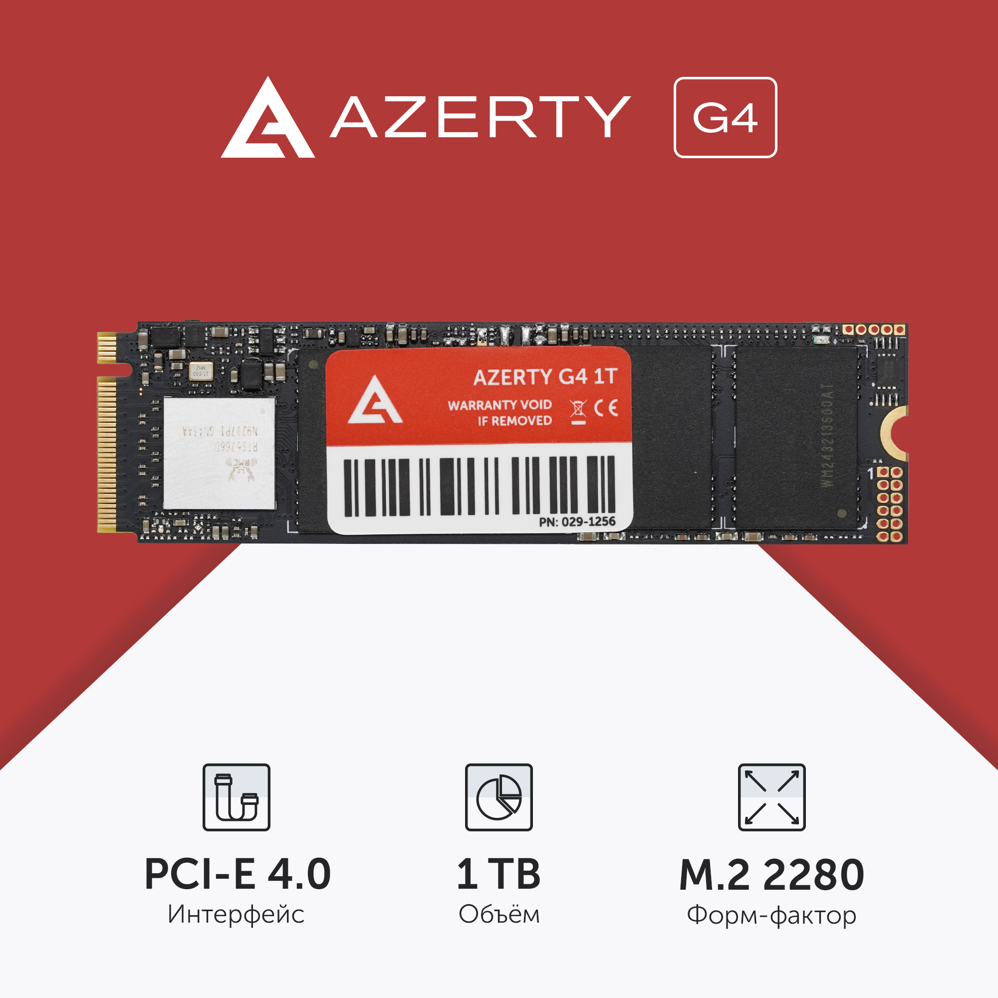 SSD накопитель Azerty Azerty M.2 2280 NVMe NV950 1TB M.2 2280 1 ТБ 029-1256, M.2 NVMe NV950
SSD накопитель Azerty Azerty M.2 2280 NVMe NV950 1TB M.2 2280 1 ТБ 029-1256, M.2 NVMe NV950