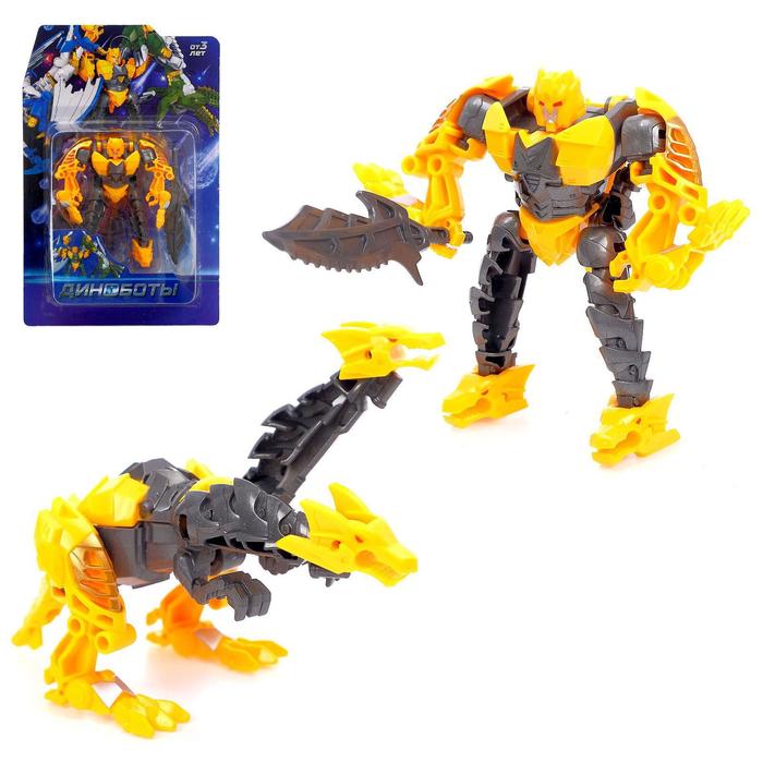 Робот Динобот, трансформируется, 5 видов, собирается в 1 робота
Робот Динобот, трансформируется, 5 видов, собирается в 1 робота