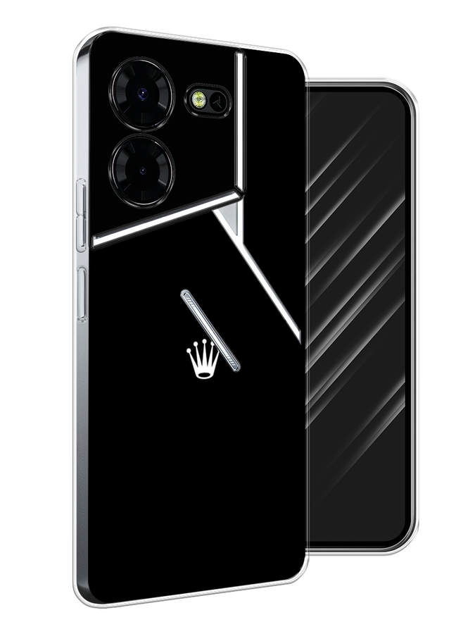 Чехол Awog на Tecno Pova 5 Pro 5G "Белая корона на черном фоне", Черный, 304550-1
Чехол Awog на Tecno Pova 5 Pro 5G "Белая корона на черном фоне", Черный, 304550-1