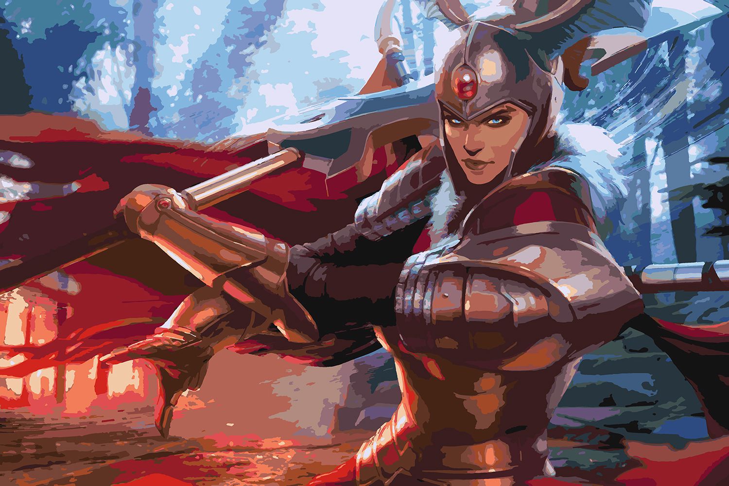 Картина по номерам Красиво Красим Dota 2 - Legion Commander, 60 х 90 см, Dota 2 - Legion Commander
Картина по номерам Красиво Красим Dota 2 - Legion Commander, 60 х 90 см, Dota 2 - Legion Commander