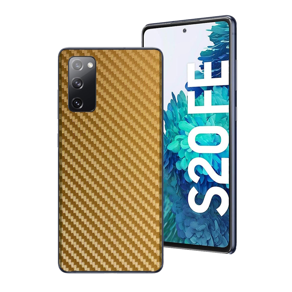 Защитная пленка под карбон для Samsung Galaxy S20 FE на заднюю часть золотистая, CBS20FE
Защитная пленка под карбон для Samsung Galaxy S20 FE на заднюю часть золотистая, CBS20FE