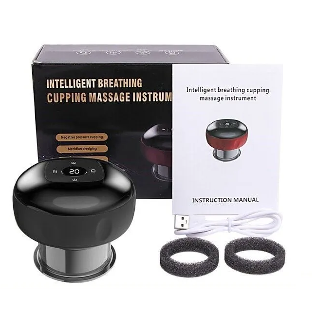 Вакуумный массажер-банка Intelligent Breathing Cupping Massage Instrument 00117784 черный, 58512
Вакуумный массажер-банка Intelligent Breathing Cupping Massage Instrument 00117784 черный, 58512